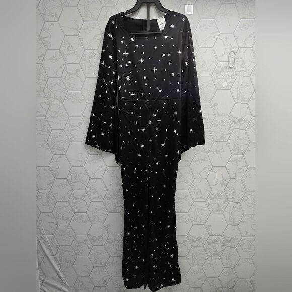 New Hyde And Eek Kids Witch Halloween Costume With Hat, Size M 8 - Picture 6 of 13